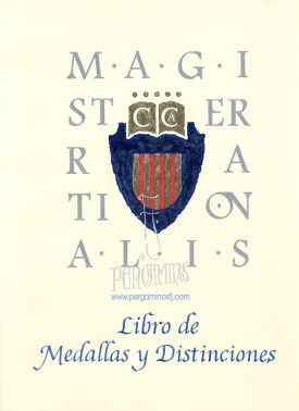 LIBRO DE MEDALLAS Y DISTINCIONES - Cámara de Cuentas de Aragón - (nombre)